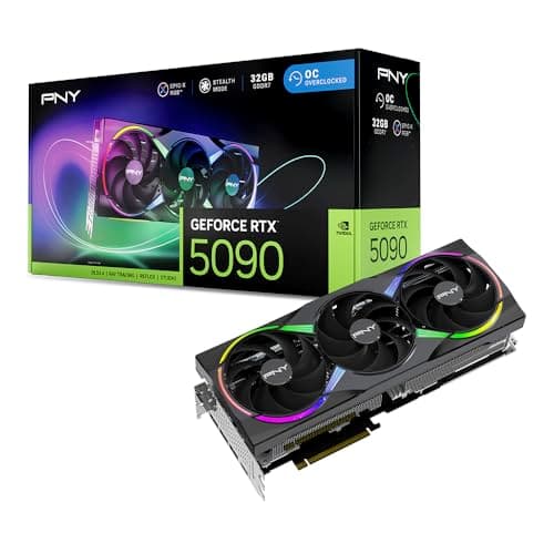 PNY GeForce RTX 5090 EPIC-X RGB OC 32GB GDDR7 Black main image