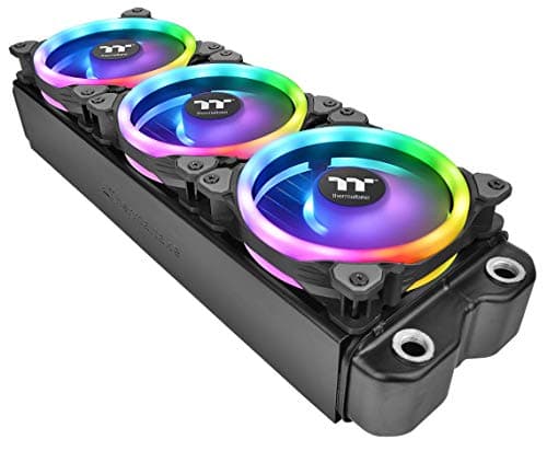 Thermaltake Riing Trio 12 TT Premium Edition 120mm Black RGB PWM 3-Pack image