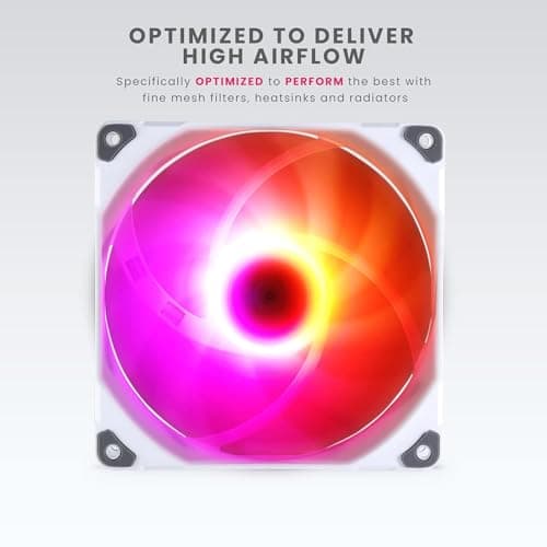 Phanteks M25-140 140mm White PWM Addressable RGB 1-Pack image
