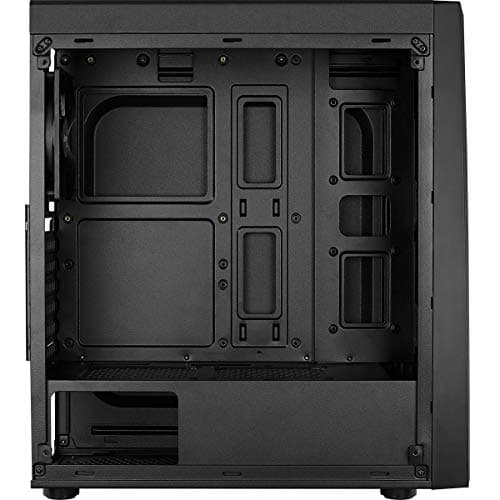 Aerocool Bolt ATX Mid Tower Black with Acrylic Side Panel, USB 3.2 Gen 1 Type-A, USB 2.0 Type-A image