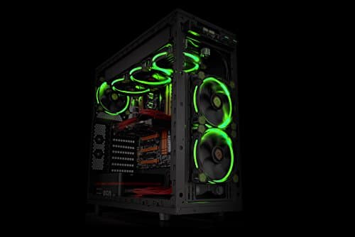 Thermaltake Riing 140mm Black/Green Green LED 1-Pack image