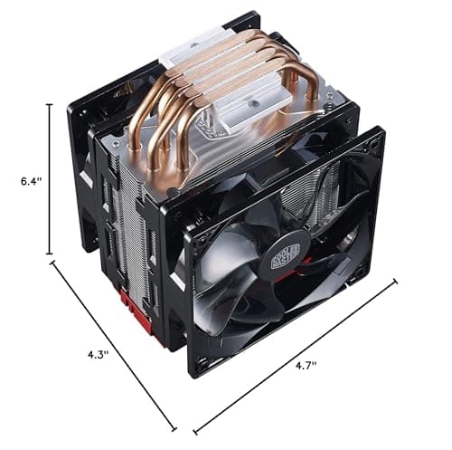 Cooler Master Hyper 212 Air 163mm LED Turbo 66.3 CFM Red image