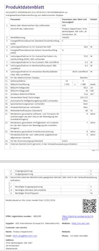 AOC 24G4XE 24" 1080p 180Hz IPS Monitor image