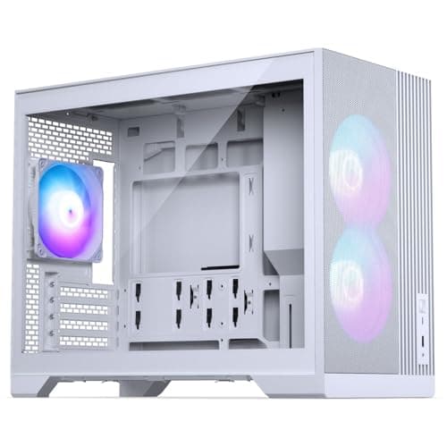 Phanteks XT M3 Micro ATX Mid Tower White Tempered Glass Side Panel, USB 3.2 Gen 2x2 Type-C USB 3.2 Gen 1 Type-A main image