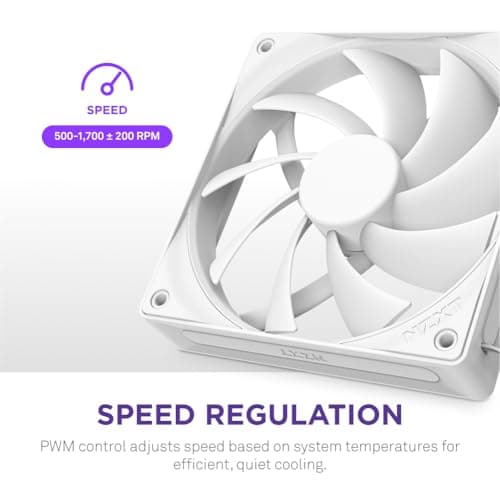 NZXT F120Q (2024) 120mm PWM 74.26 CFM White image