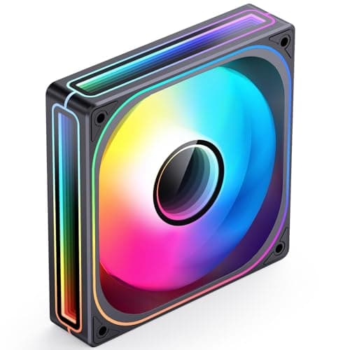 Jonsbo ZB-120BR 120mm Black PWM Addressable RGB 65.26 CFM 1-Pack image