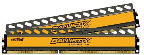 Crucial Ballistix Tactical Black / Yellow DDR3-1600 CL8 8GB (2x4GB) image