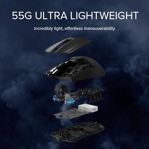 DeLUX M800 Ultra Wireless/Bluetooth/Wired Optical Mouse image