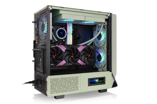 Thermaltake Ceres 300 ATX Mid Tower Green Tempered Glass ARGB image