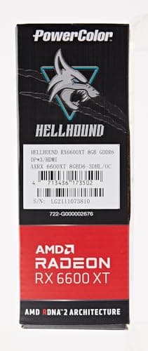 PowerColor Hellhound Radeon RX 6600 XT 8GB GDDR6 Black image