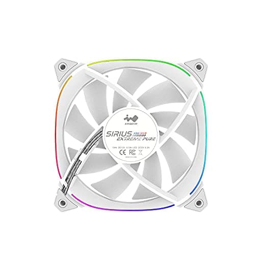 In Win Sirius Extreme Pure ASE120P 120mm White PWM ARGB 3-Pack image