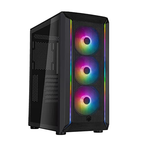Silverstone FARA 511Z ATX Mid Tower Black Tempered Glass Side Panel main image