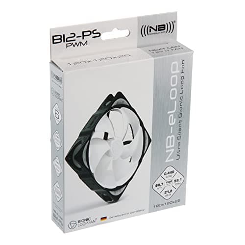 NoiseBlocker ELoop B 120mm Black / White PWM 58.1 CFM image