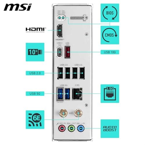 MSI B840M GAMING PLUS WIFI6E AM5 DDR5 Micro ATX image