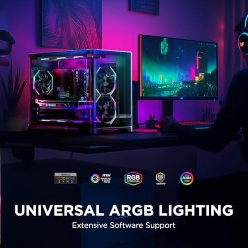 Asiahorse Nyota A14 140mm PC Case Fan – High-Efficiency Cooling Black image