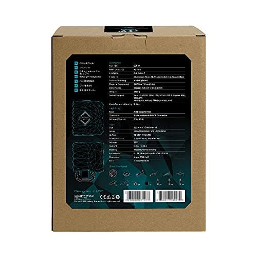 Iceberg Thermal IceSLEET X7 Air Dual 96 CFM 166mm Teal / Silver image