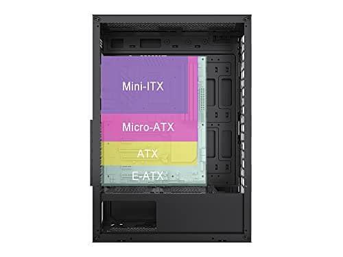 BGears b-Optillusion ATX Mid Tower Black Tempered Glass Side Panel image