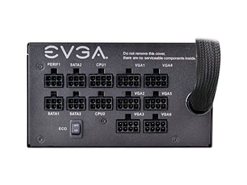 EVGA SuperNOVA 1000 PQ, 80+ PLATINUM 1000W, Modular, EVGA ECO Mode, 10 Year Warranty, Power Supply 210-PQ-1000-X1 image