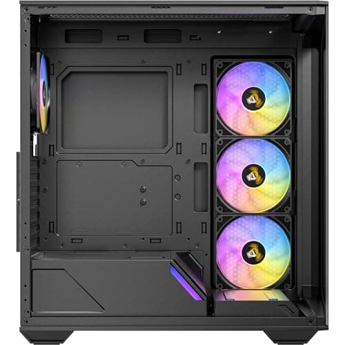 Antec C3 ARGB ATX Mid Tower Black with Tempered Glass Side Panel, USB 3.2 Gen 2 Type-C, and USB 3.2 Gen 1 Type-A image