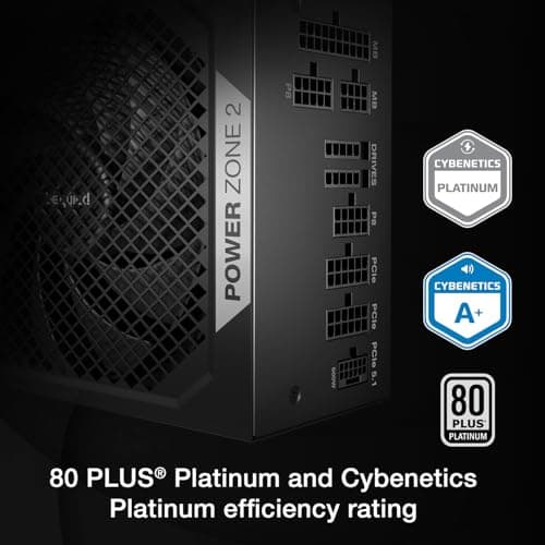 be quiet! Power Zone 2 ATX 1000W Fully Modular 80+ Platinum Certified image