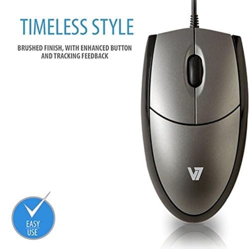 V7 Full Size USB Wired Optical Mouse image