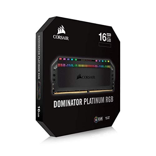 Corsair Dominator Platinum RGB Black DDR4-4000 CL16 16GB (2x8GB) image
