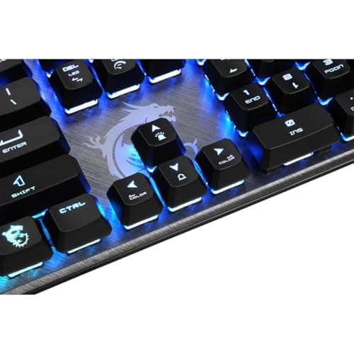 MSI VIGOR GK50 ELITE LL RGB Wired Kailh Blue Mechanical Gaming Keyboard image