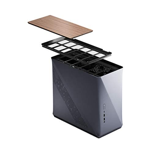 Fractal Design Era ITX Mini Tower Case (Titanium Gray with Walnut) image