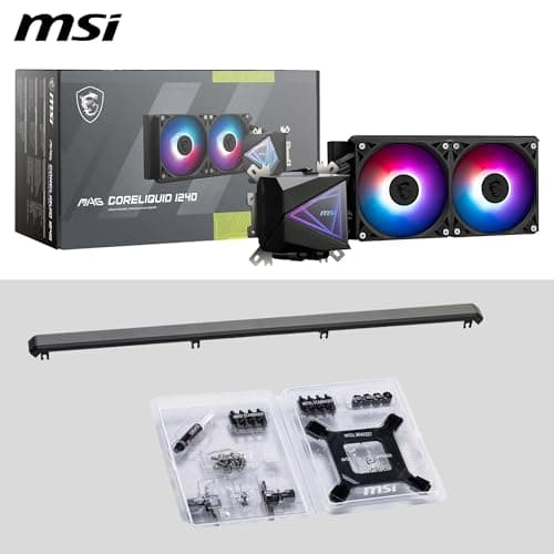 MSI MAG CORELIQUID I240 Water 240mm 70.7 CFM White image