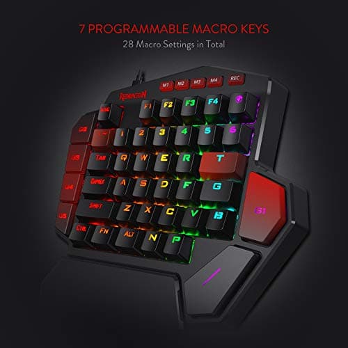 Redragon K585 DITI RGB Wired Outemu Blue Mechanical Gaming Keyboard image