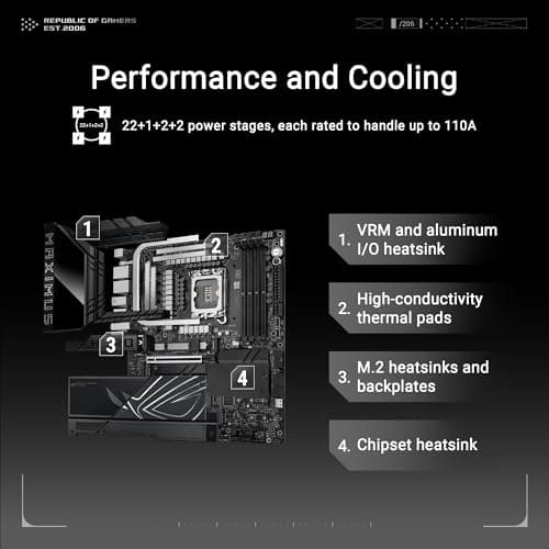 Asus Z890 ROG MAXIMUS HERO LGA1851 DDR5 ATX image