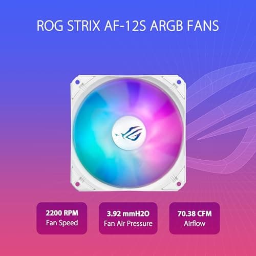 Asus ROG STRIX LC III ARGB Water 240mm 70.38 CFM White image
