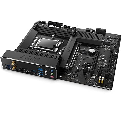 NZXT N5 Z690 Motherboard - N5-Z69XT-B1 - Intel Z690 chipset (Supports 12th Gen CPUs) - ATX Gaming Motherboard - Integrated I/O Shield - WiFi 6E connectivity - Bluetooth V5.2 - Black image