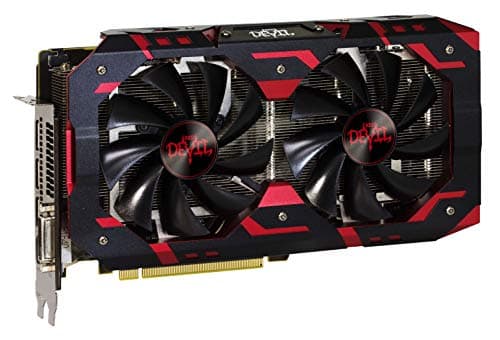 PowerColor RED DEVIL Radeon RX 590 8GB GDDR5 PCI Express 3.0 CrossFireX Support ATX Video Card AXRX 590 8GBD5-3DH/OC image