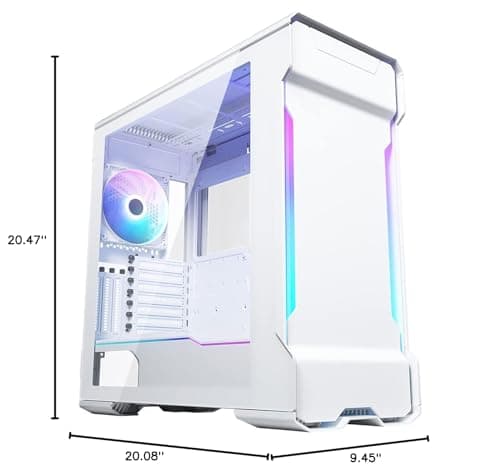 Phanteks Evolv X ATX Mid Tower White Tempered Glass Side Panel image