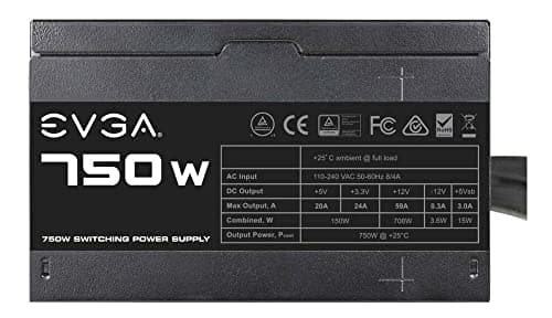 EVGA 750 N1 750W Non-Modular image