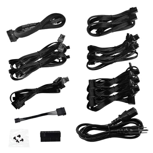 EVGA SuperNOVA 750 P6, 80 Plus Platinum 750W, Fully Modular, Eco Mode with FDB Fan, 10 Year Warranty, Includes Power ON Self Tester, Compact 140mm Size, Power Supply 220-P6-0750-X1 image