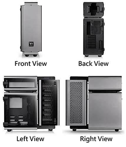 Thermaltake Level 20 ATX Full Tower Black / Silver Tempered Glass Side Panel image