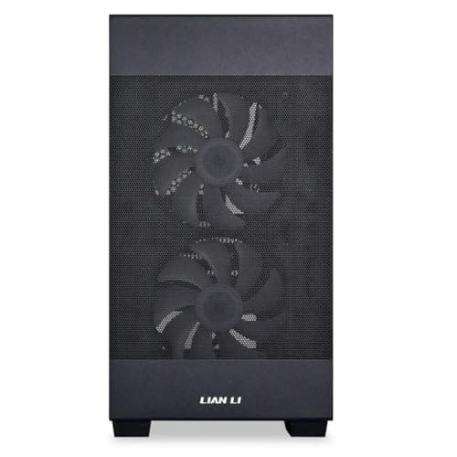 Lian Li LANCOOL 205M Micro ATX Mid Tower Black with Tempered Glass Side Panel and USB 3.2 Gen 1 Type-A image