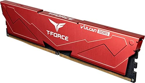 TEAMGROUP T-Force Vulcan Red DDR5-5200 CL40 16GB (1x16GB) image