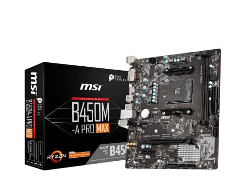 MSI B450 M-A PRO MAX AM4 DDR4 Micro ATX image