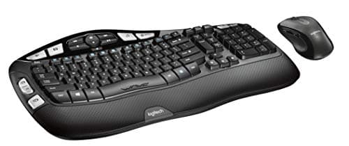 Logitech MK550 Wireless Ergonomic Keyboard With Laser Mouse image
