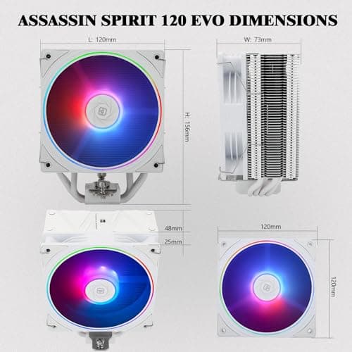 Thermalright Assassin Spirit 120 EVO Air 156mm ARGB White image