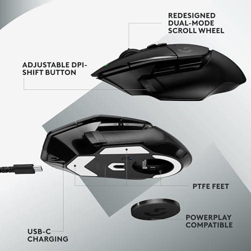 Logitech G502 X Wireless and Wired Optical Gaming Mouse image