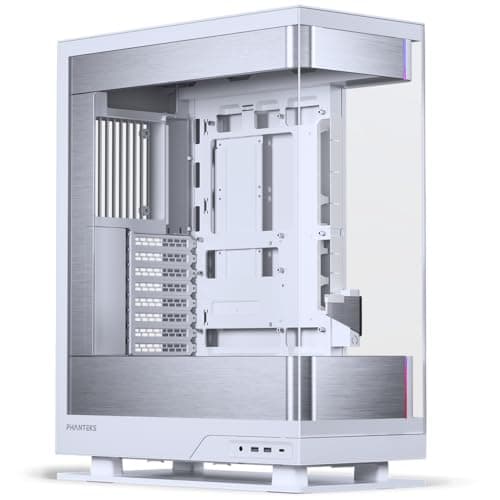 Phanteks EVOLV X2 ATX Mid Tower White Tempered Glass Side Panel with USB 3.2 Gen 2x2 Type-C and USB 3.2 Gen 1 Type-A main image