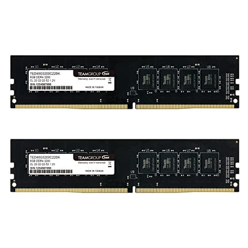 TEAMGROUP Elite Black DDR4-3200 CL22 16GB (2x8GB) image