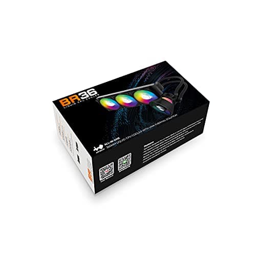 In Win BR36 Water 360mm 82.96 CFM Black / White image