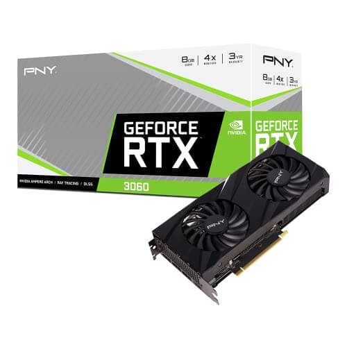 PNY VERTO GeForce RTX 3060 8GB GDDR6 Black main image