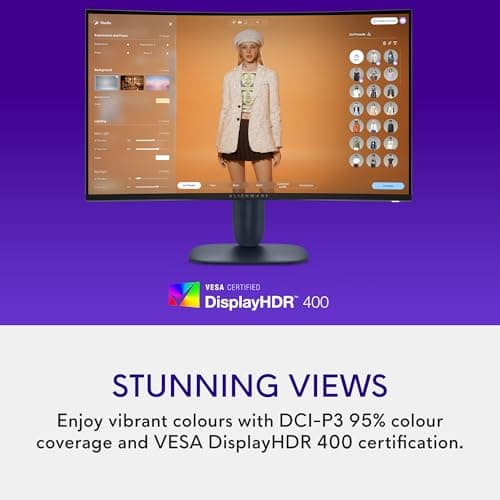 Dell Alienware AW3225DM 31.5" 1440p 180Hz VA Curved Monitor image