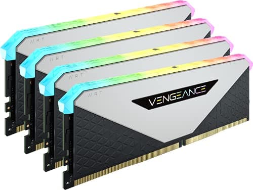 Corsair Vengeance RGB RT White / Black DDR4-3600 CL18 32GB (4x8GB) image